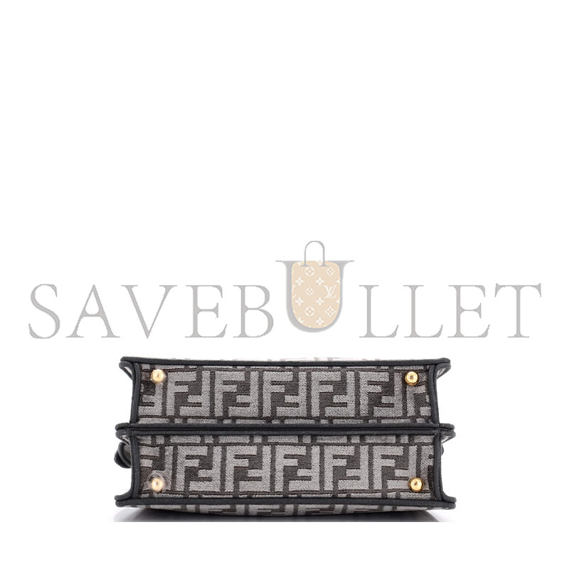 F**di peekaboo iseeu bag zucca tapestry small (28*20*11cm)